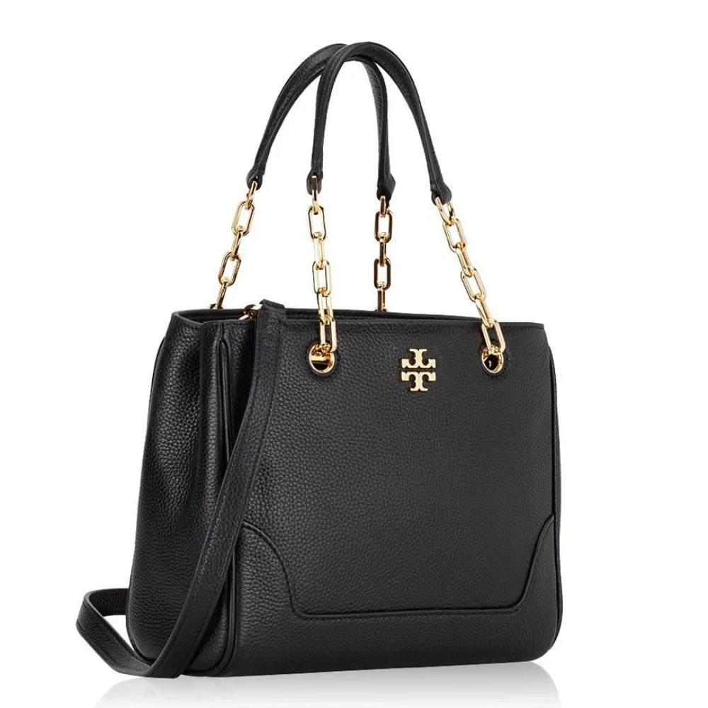 Tory Burch Carter Small Tote Black - Picture 2 of 9